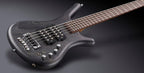 Warwick Teambuilt Pro Series Corvette 5-String Bass Guitar in Nirvana Black Transparent Satin