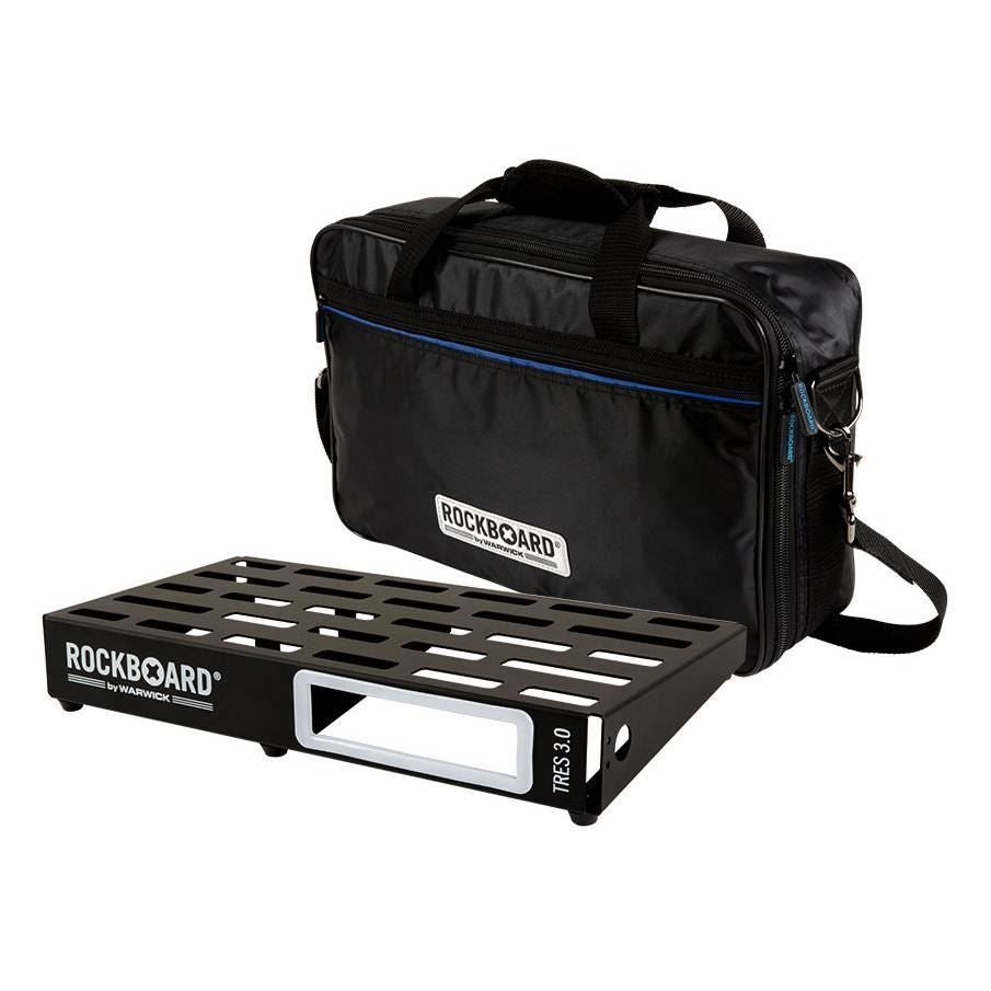 Warwick RockBoard Tres 3.0 Guitar Effects Pedal Board with Gig Bag