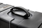 Enki AMG-2B Dual Electric Bass Guitar Case with Wheels and Removable Lid