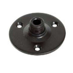 Australasian 179 surface mounting diecast base for mic goosenecks with 5/8 male thread, used as a microphone accessory by AMS.