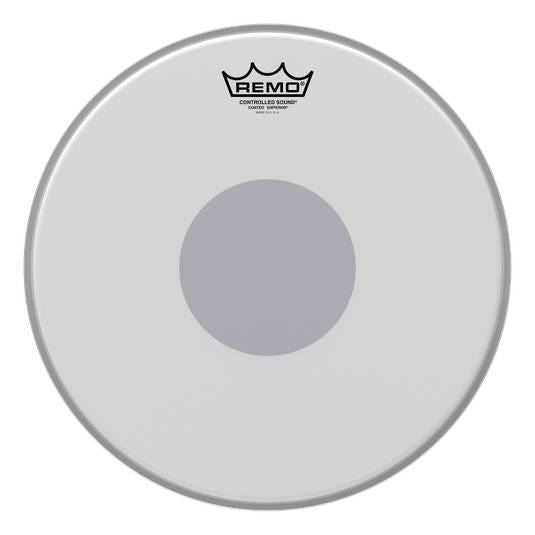 Remo BE-0113-10 Controlled Sound Emperor Coated 13inch with Black Dot on Bottom Drumhead