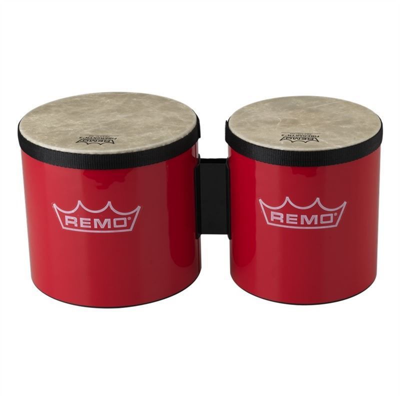 Remo 6 & 7 Pre-Tuned Bongos - Red