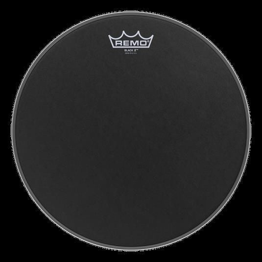 Remo Black X Black Suede 13 Inch Drumhead with Black Dot Bottom