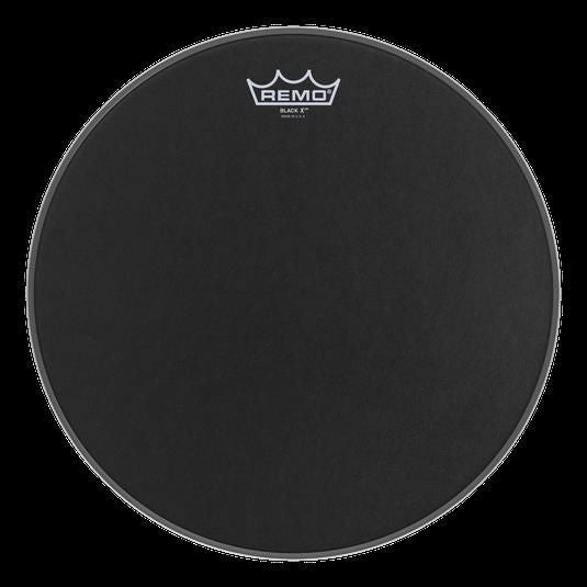 Remo Black X Black Suede 14 Inch Drumhead with Black Dot Bottom