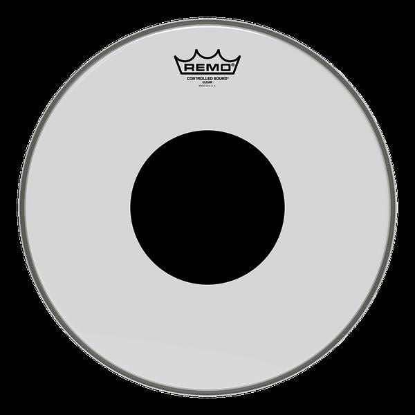 Remo Controlled Sound Clear Black Dot 15 Inch Drumhead
