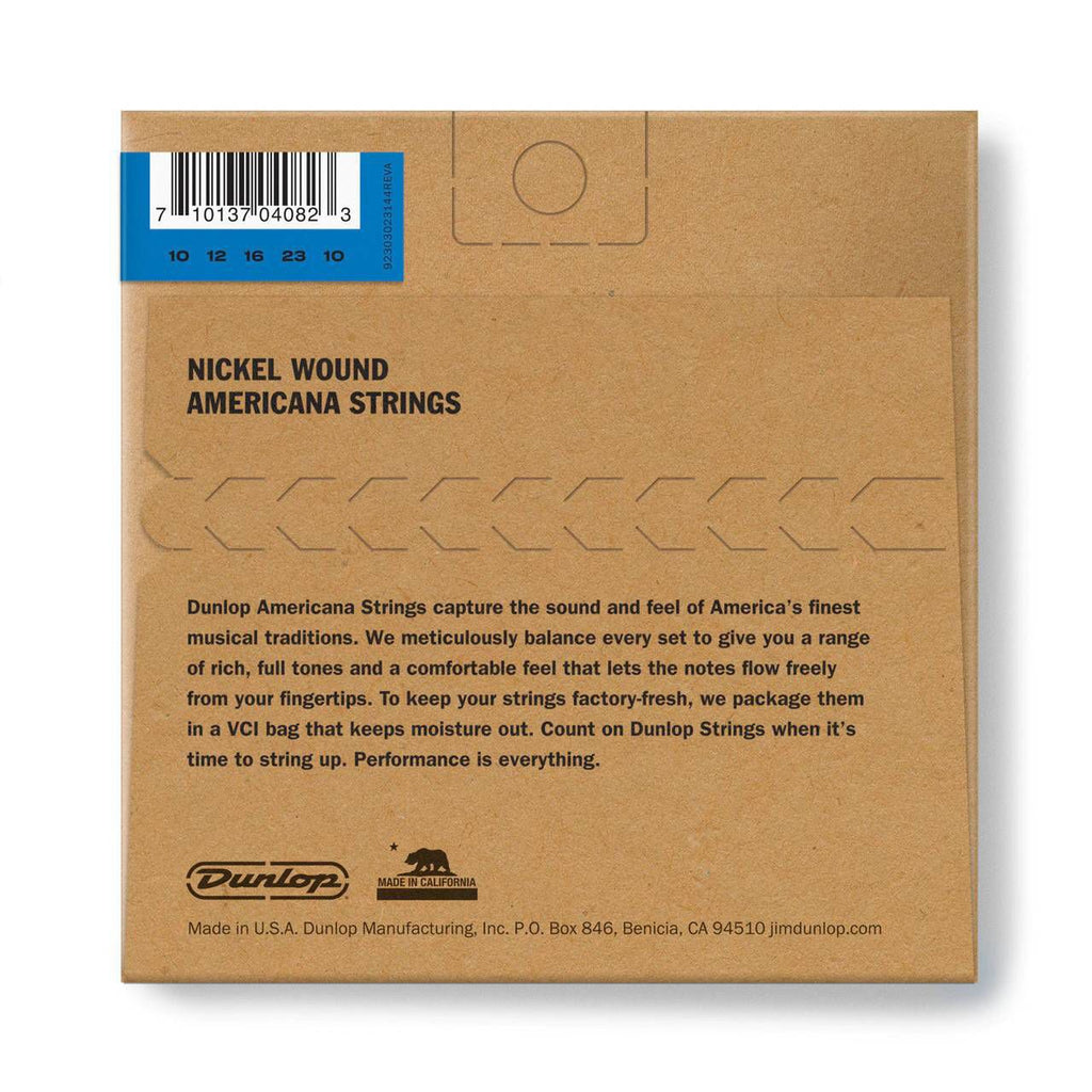 Jim Dunlop DBN10 5 String Nickel Wound Banjo Strings - Medium