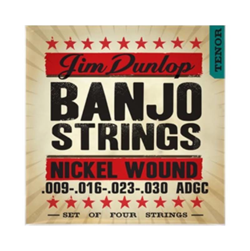 Jim Dunlop DBN4 Tenor Nickel Wound Banjo Strings - Light