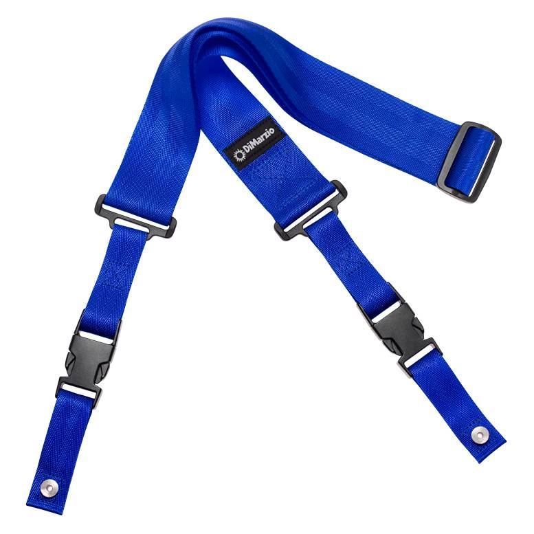 DiMarzio DD2200BL 2inch Nylon Cliplock Strap - Blue