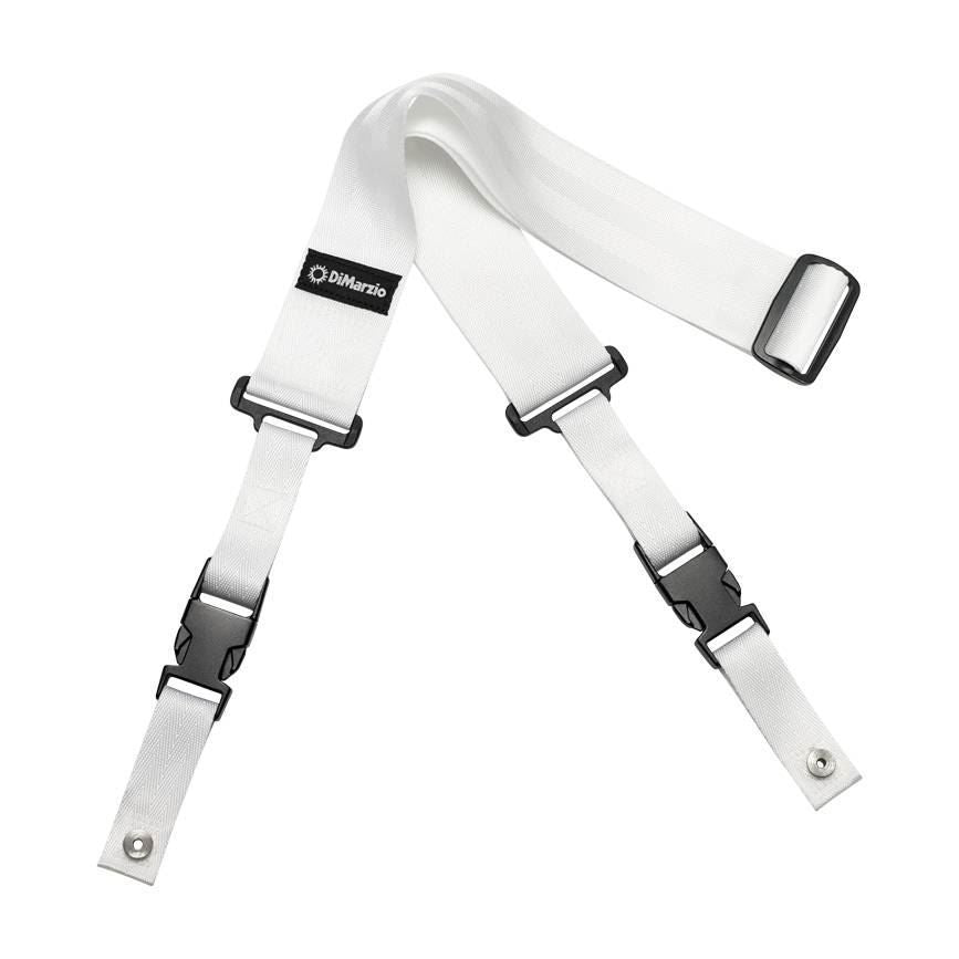 DiMarzio DD2200W 2inch Nylon Cliplock Strap - White