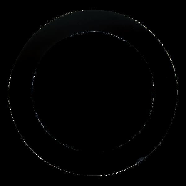 Remo 5 Inch DynamO black drum head showing the black surface and branding on the drum head for percussion instruments.