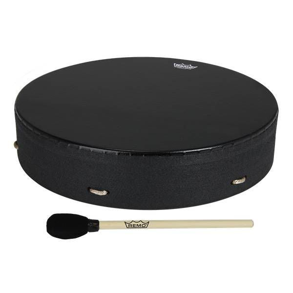 Remo Bahia Buffalo Drum - Black