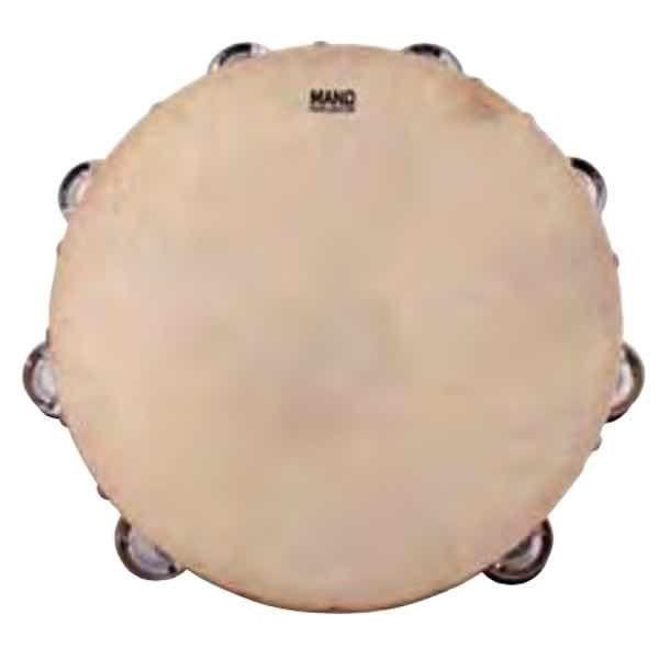Mano Percussion ED624 10inch Tambourine with 16 pairs of Jingles on Double Row
