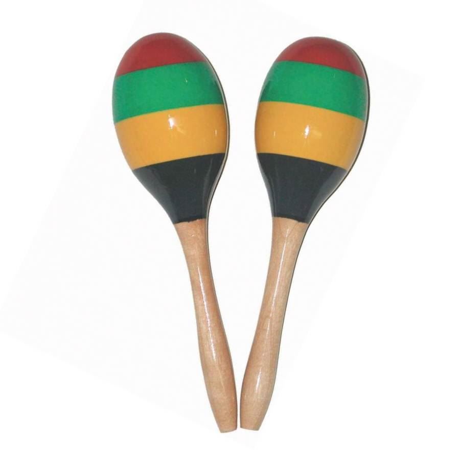 Mano Percussion 9inch Long Wooden Maracas