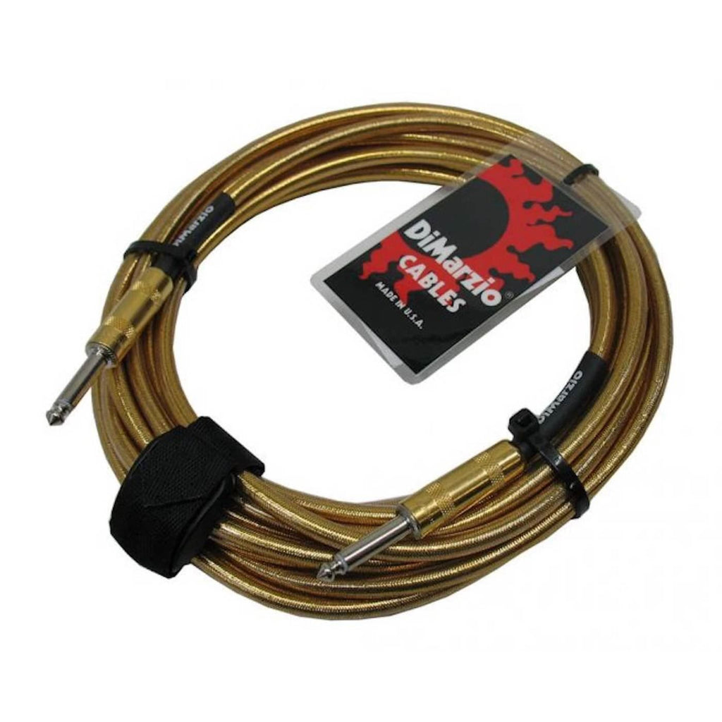 Dimarzio EP1718MG 18 Foot Pro Guitar Cable - Metallic Gold