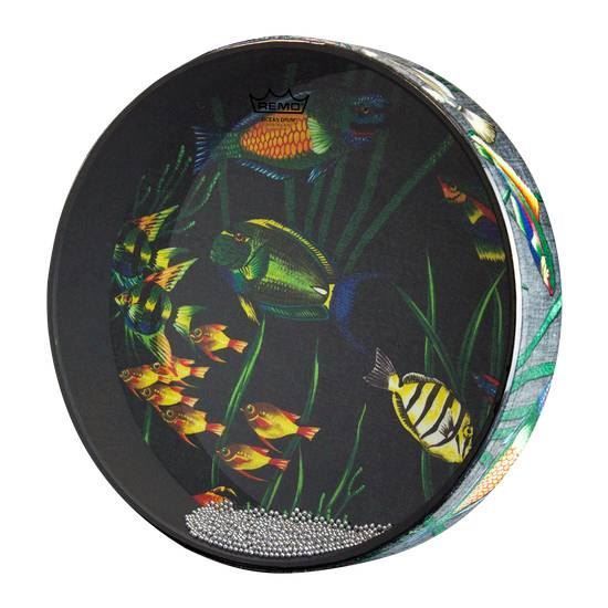 Remo ET-0216-10 Fish Graphic 16inch Ocean Drum
