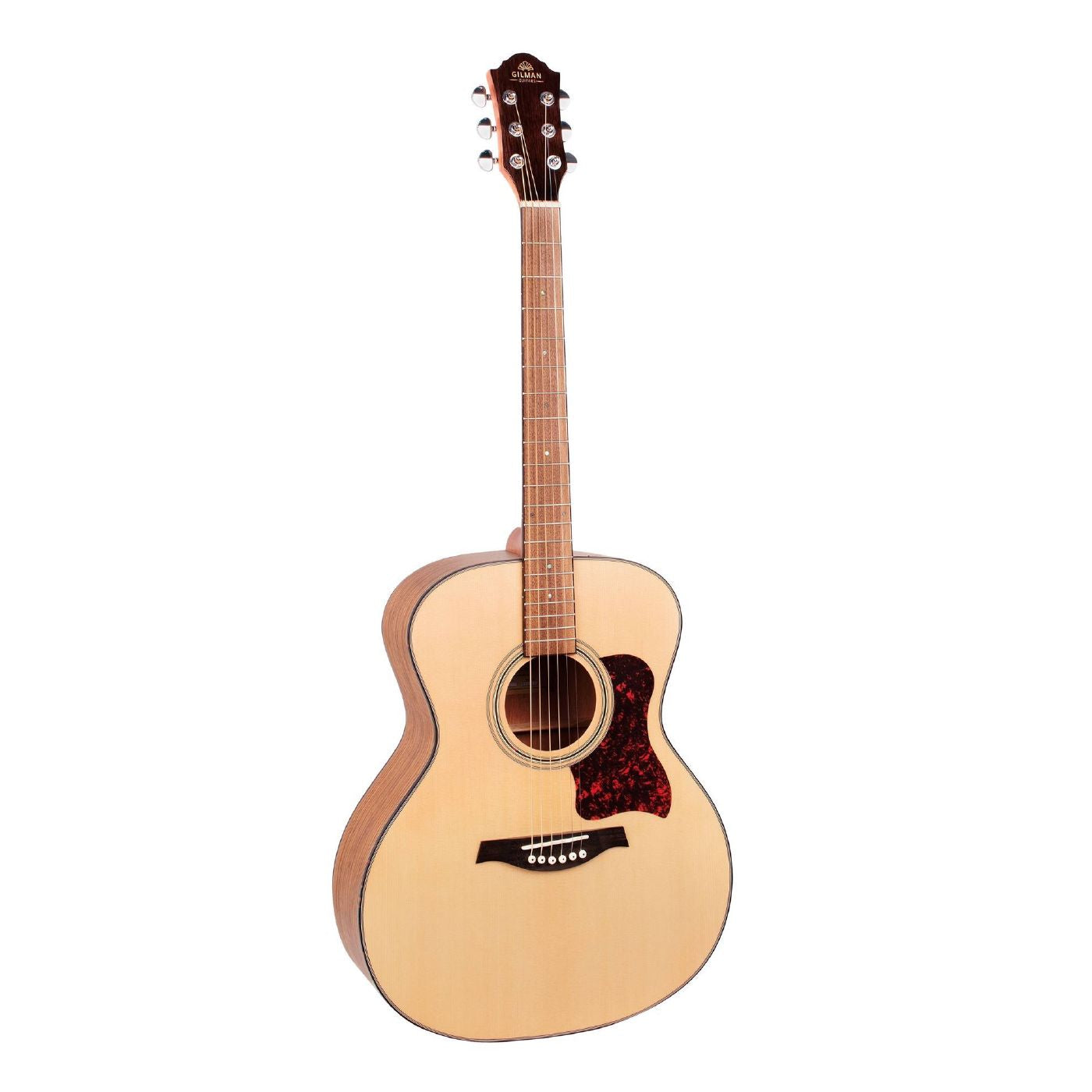 Gilman GA10 Grand Auditorium Dreadnought Acoustic Guitar in Natural Satin
