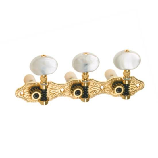 Grover 35mm Gold Plated Deluxe Machine Heads to suit Classical Guitar