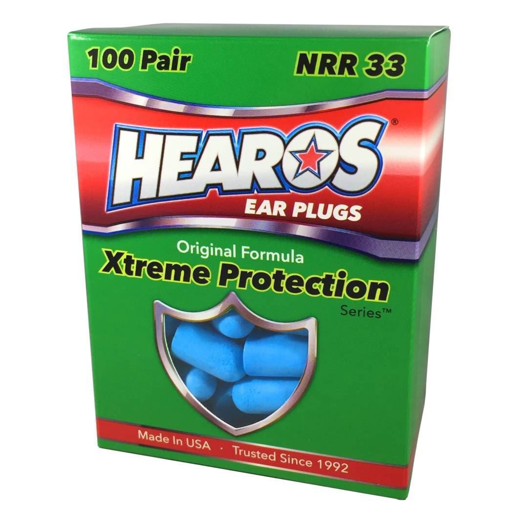 Hearos Xtreme Protection Blue Foam Ear Plugs (Pair)