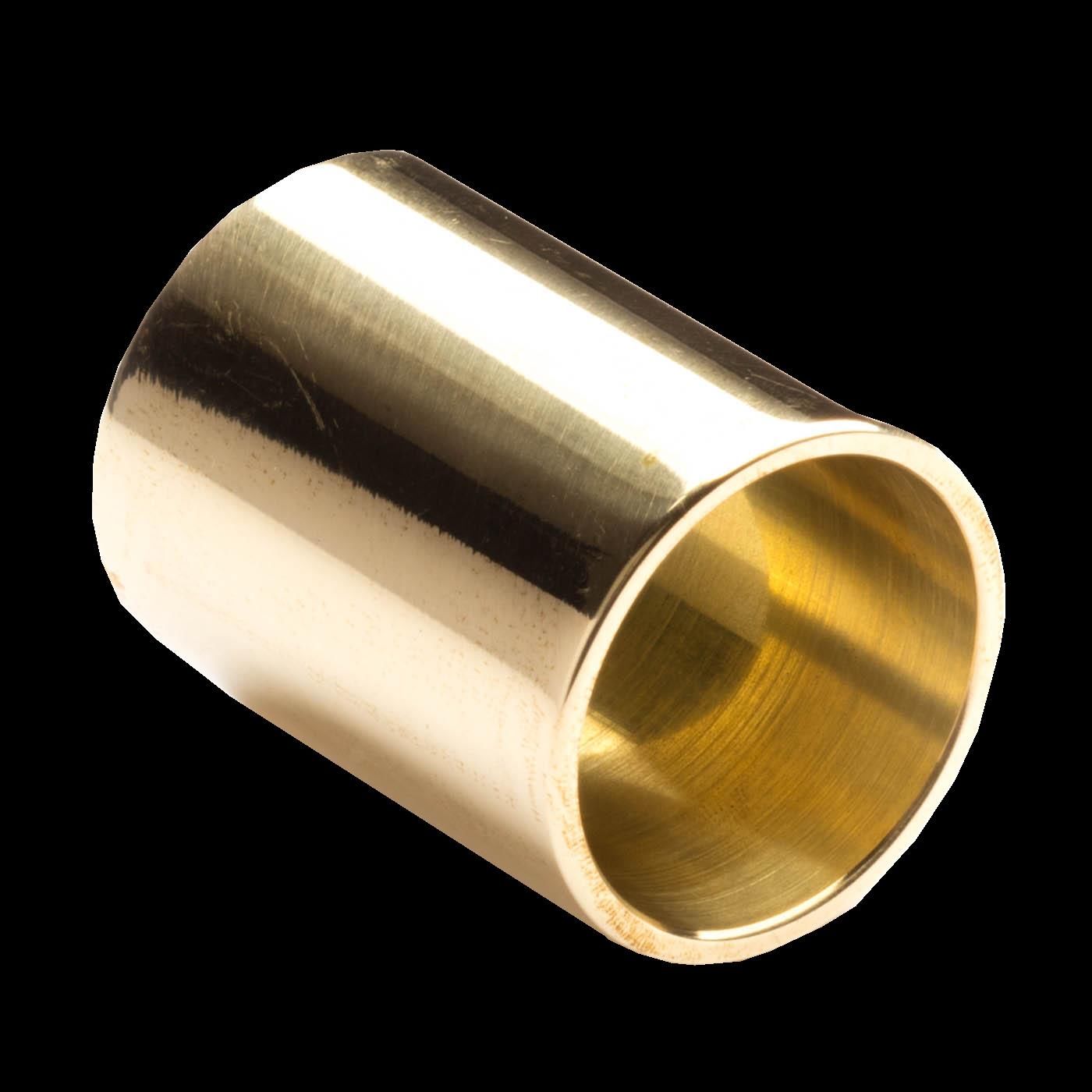 Jim Dunlop 223 Medium Wall Brass Slide for Guitar - Short Knuckle