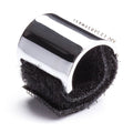 Jim Dunlop 229 'Shy' Chrome Slide with Adjustable Velcro Strap for Guitar - Short