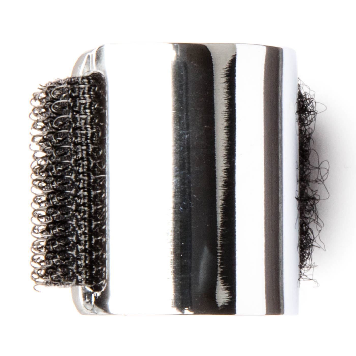 Jim Dunlop 229 'Shy' Chrome Slide with Adjustable Velcro Strap for Guitar - Short