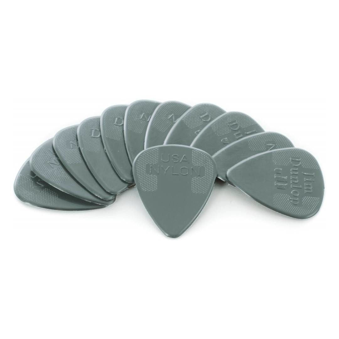 Jim Dunlop JP238 Nylon Greys Players Pack (12 in a Display Bag) - .38mm
