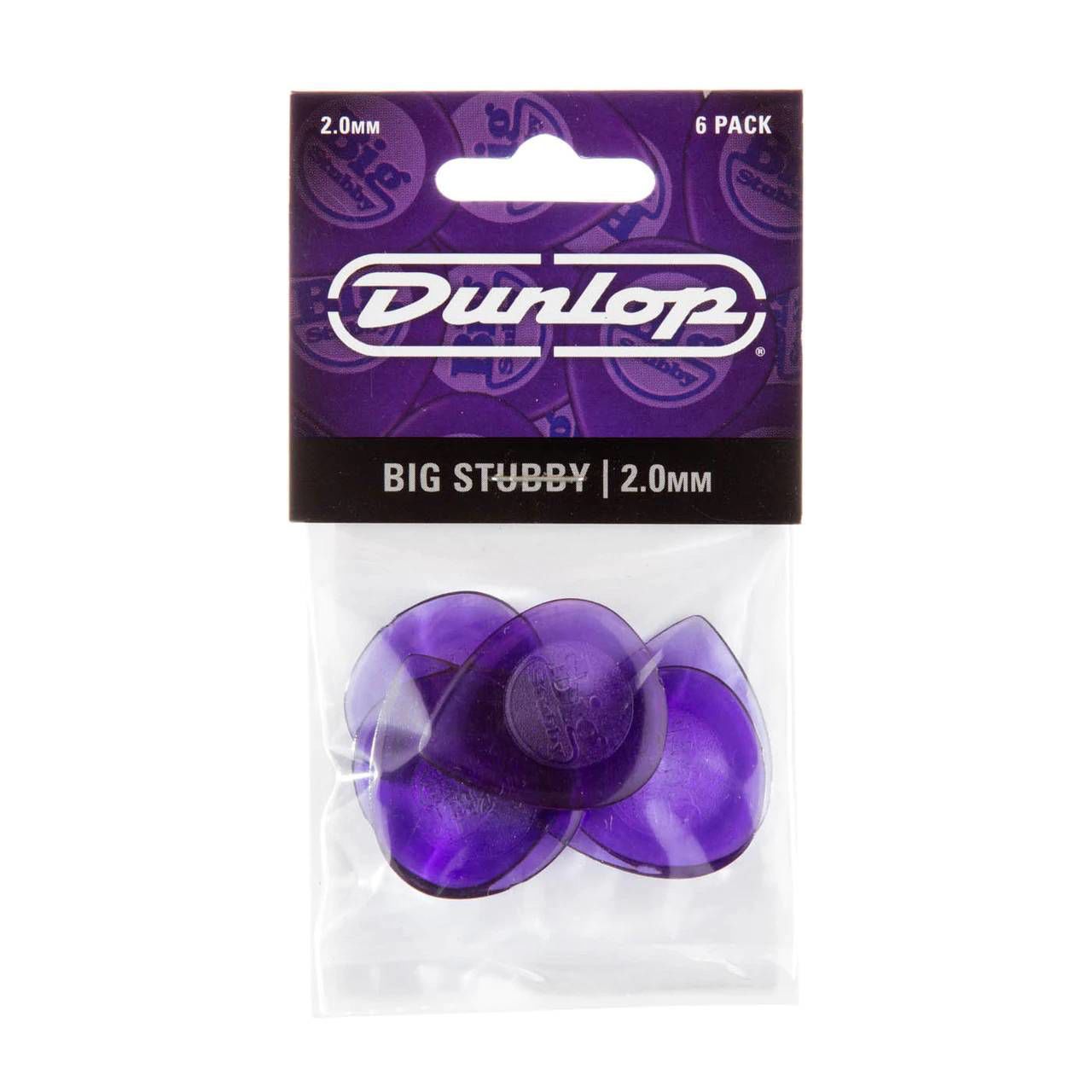 Jim Dunlop JP320 2.0 Big Stubby Players Pack Guitar Pick (6 in a Pack)