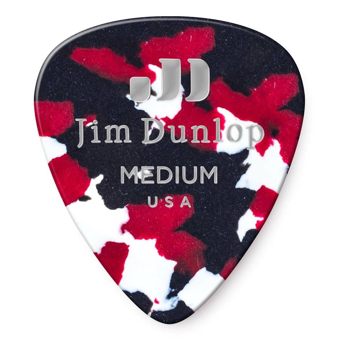 Jim Dunlop Celluloid Confetti Medium Guitar Pick Player Pack - 12 pack
