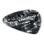 Jim Dunlop Celluloid Black Pearloid Thin Guitar Pick Player Pack - 12 pack