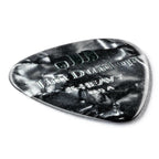 Jim Dunlop Celluloid Black Pearloid Extra Heavy Guitar Pick Player Pack - 12 pack