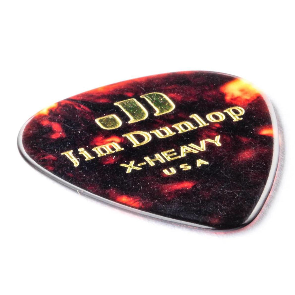 Jim Dunlop Celluloid Shell Extra Heavy Guitar Pick Player Pack - 12 pack