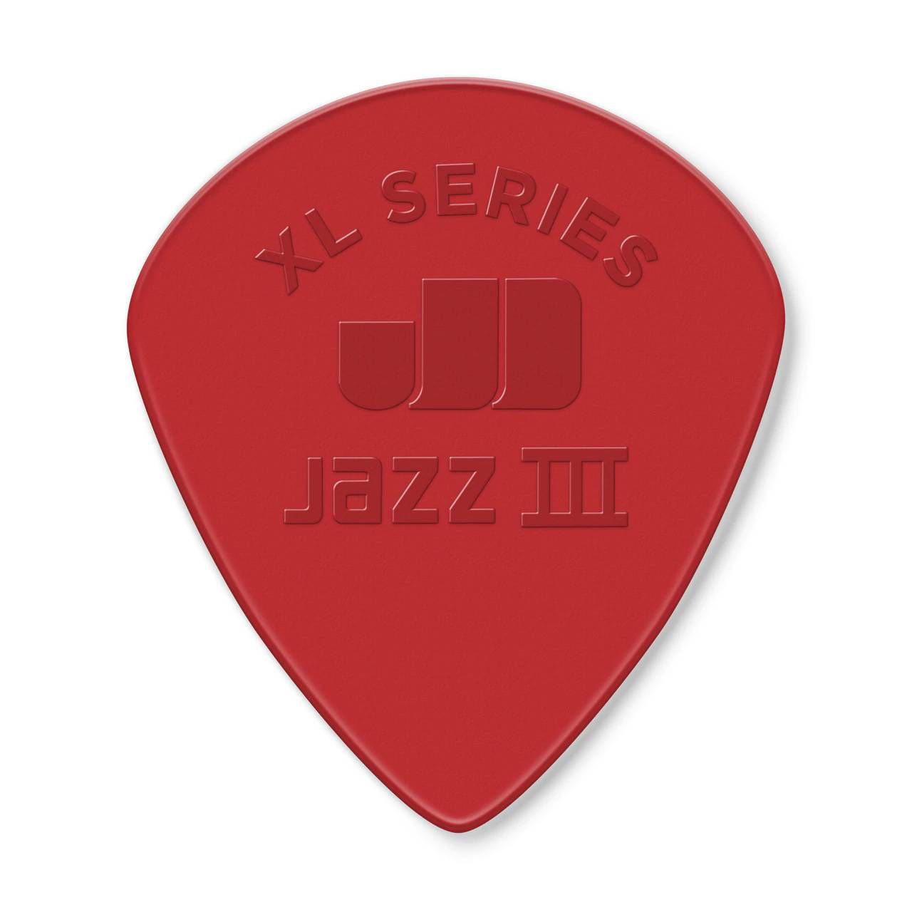 Jim Dunlop JP5XLN Nylon Jazz III XL Player Pack Guitar Pick - Red - 6 Pack