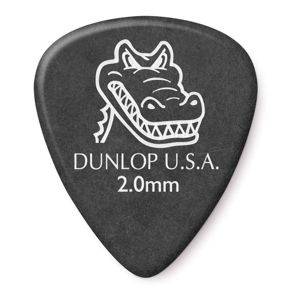 Jim Dunlop 2.0 mm Gator Grip Guitar Pick Player Pack - 12 pack