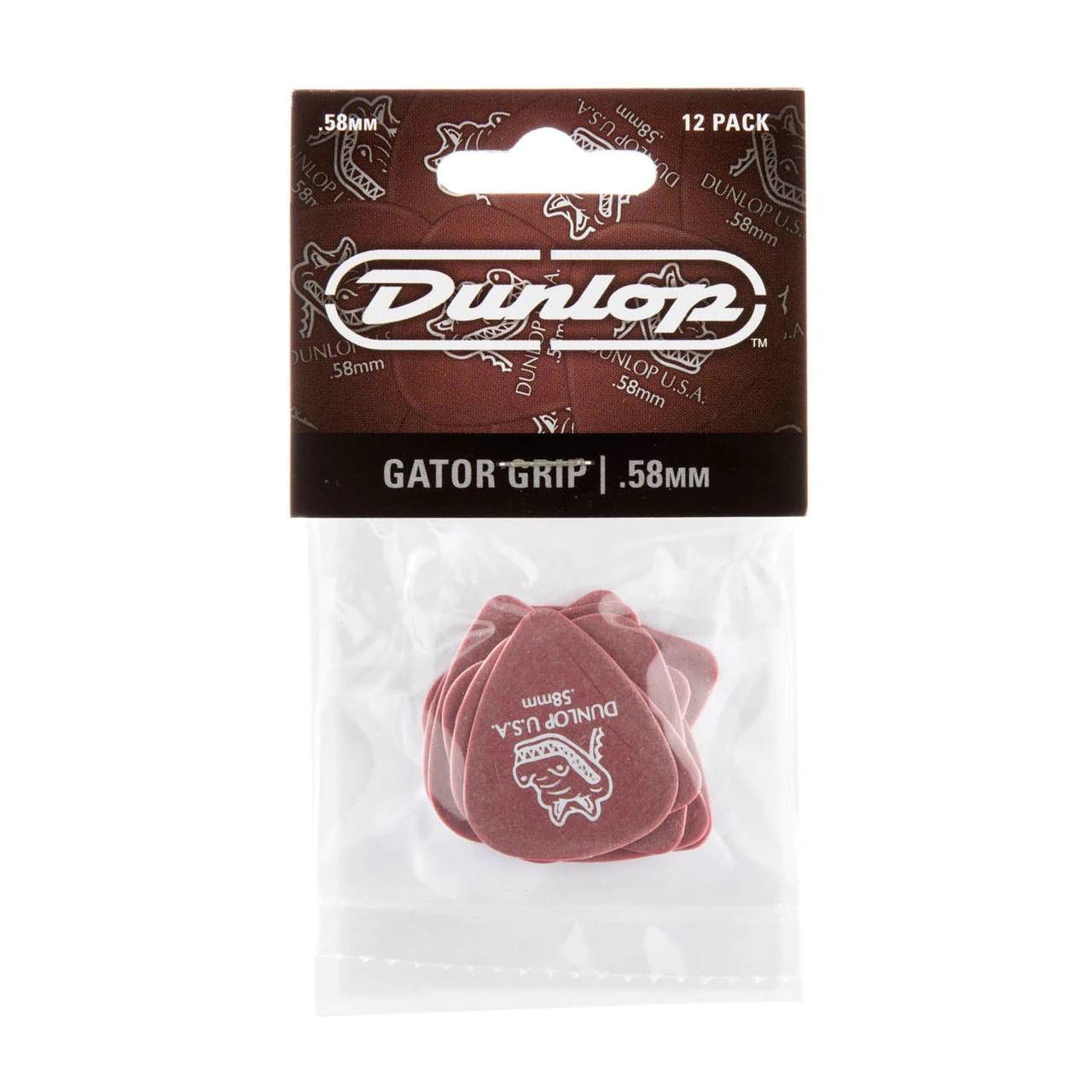 Jim Dunlop JP720 Gator Grip .58mm Players Pack Guitar Pick (12 in a pack)