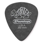 Jim Dunlop .50 mm Tortex Pitch Black Guitar Pick Player Pack - 12 pack