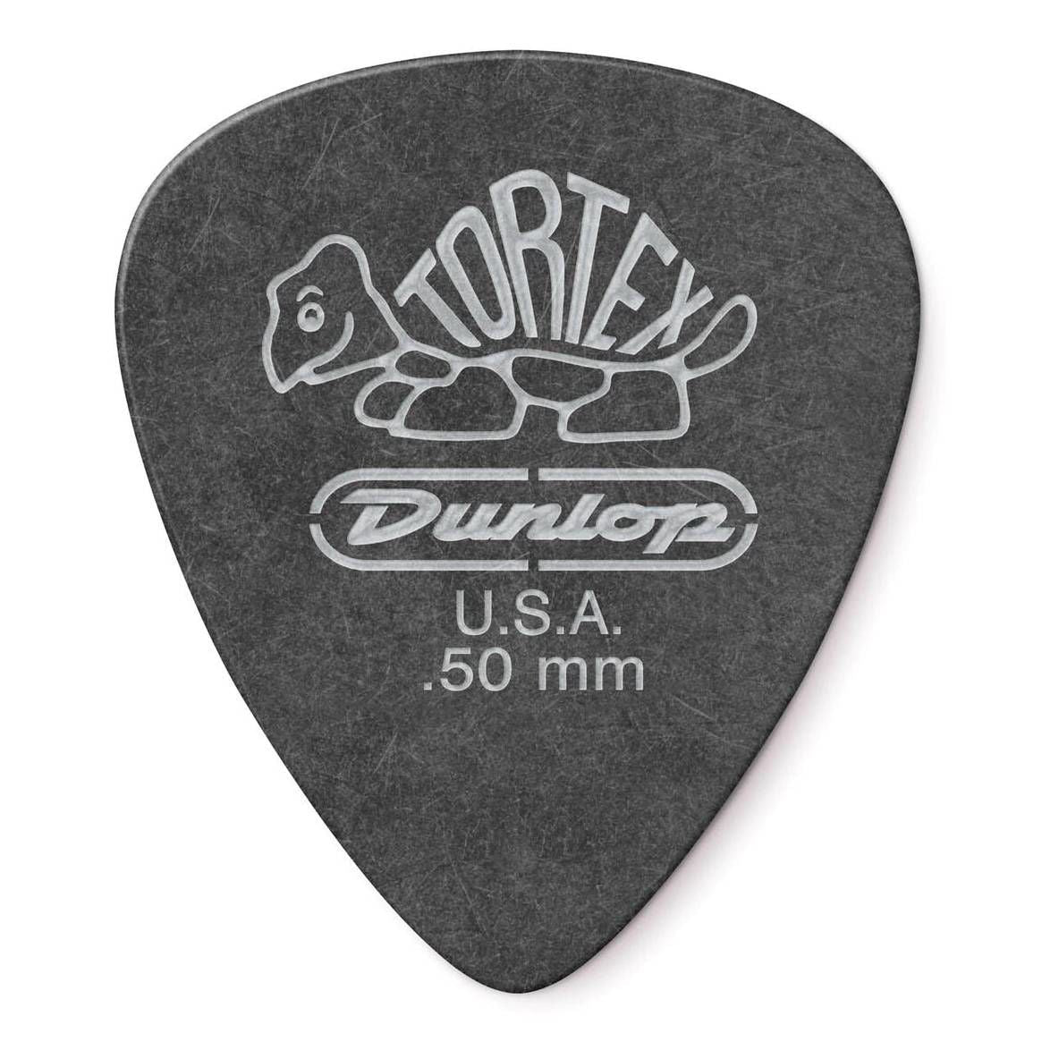 Jim Dunlop .50 mm Tortex Pitch Black Guitar Pick Player Pack - 12 pack