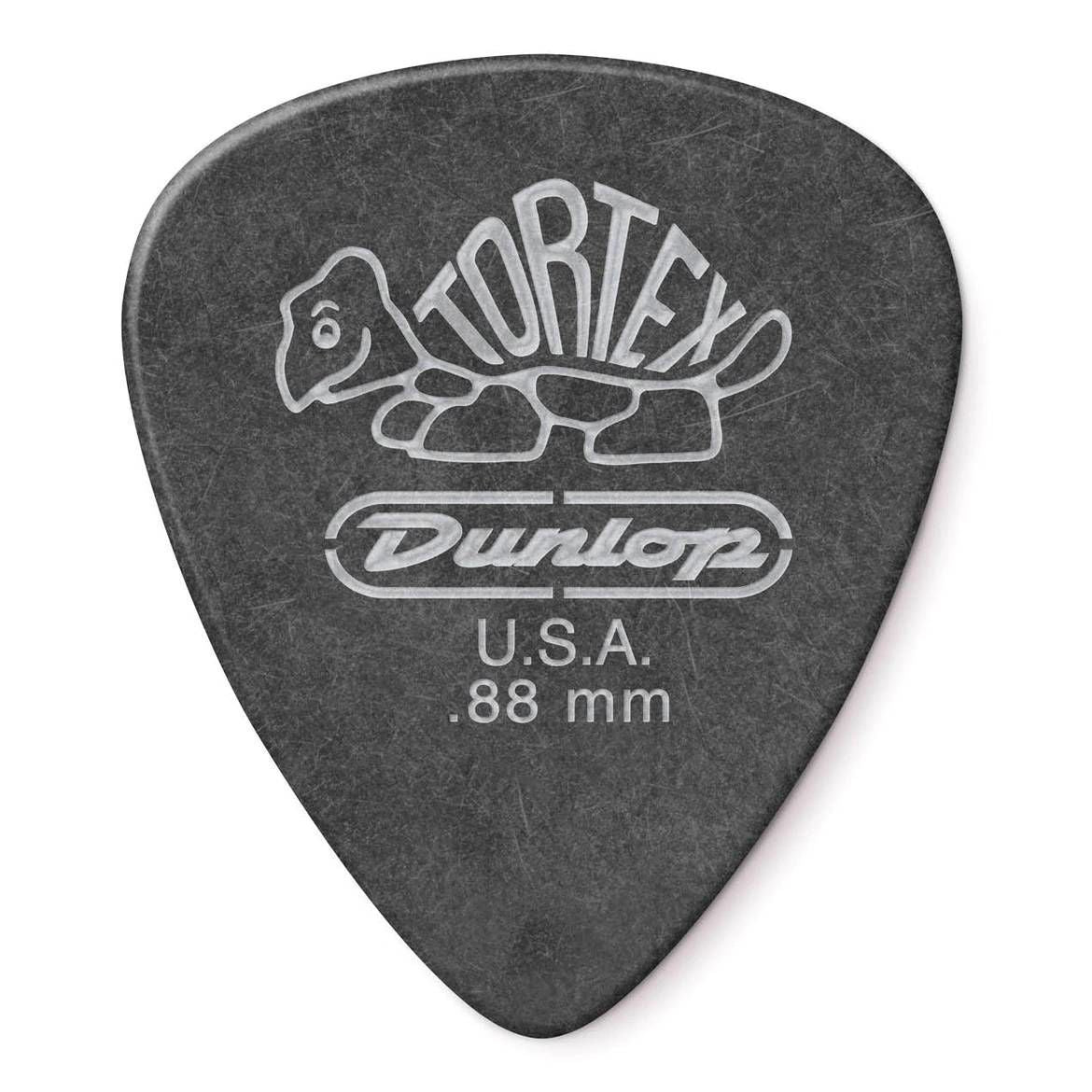Jim Dunlop .88 mm Tortex Pitch Black Guitar Pick Player Pack - 12 pack