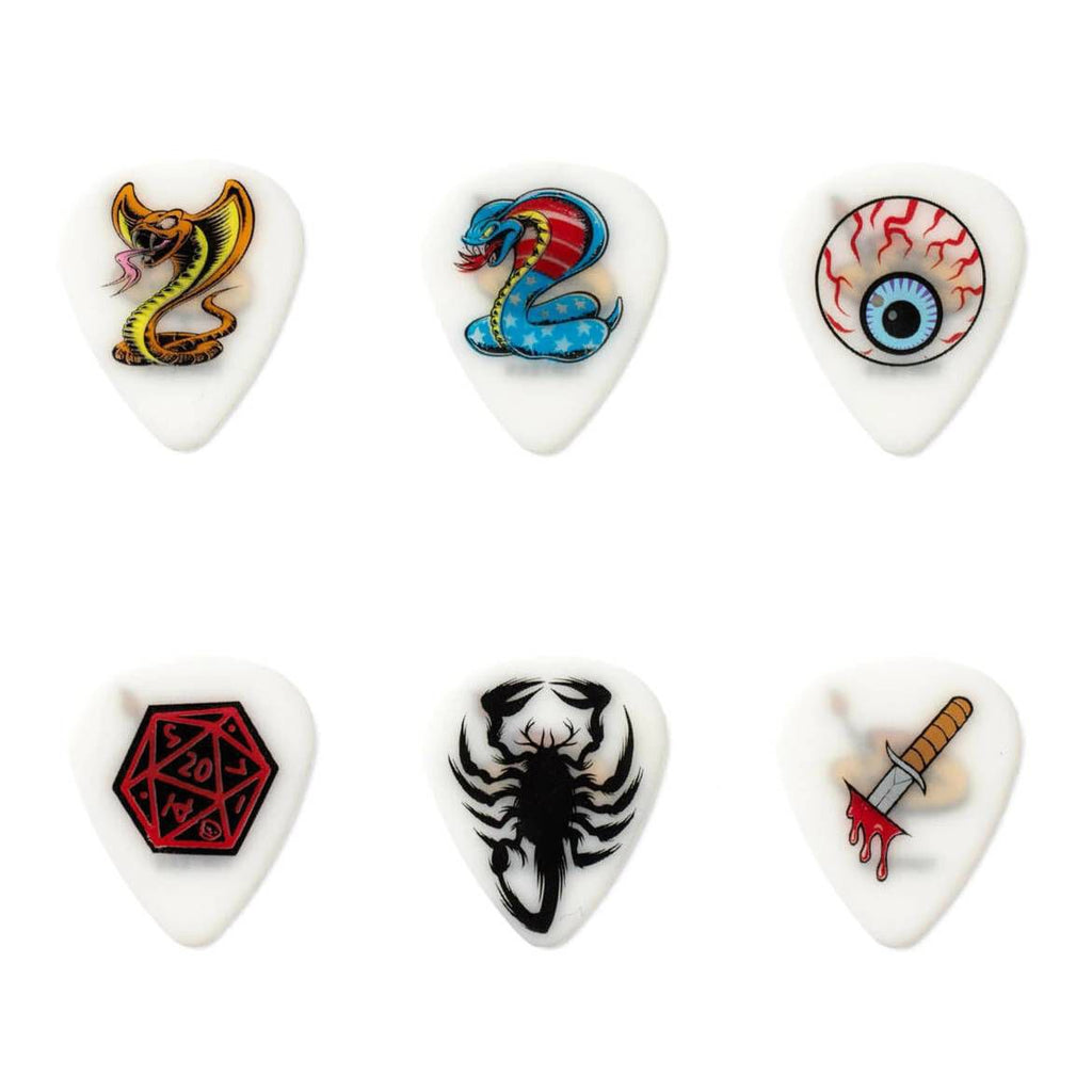 Jim Dunlop 1.0 mm Dirty Donny Series 2 Guitar Pick Player Pack - 6 pack