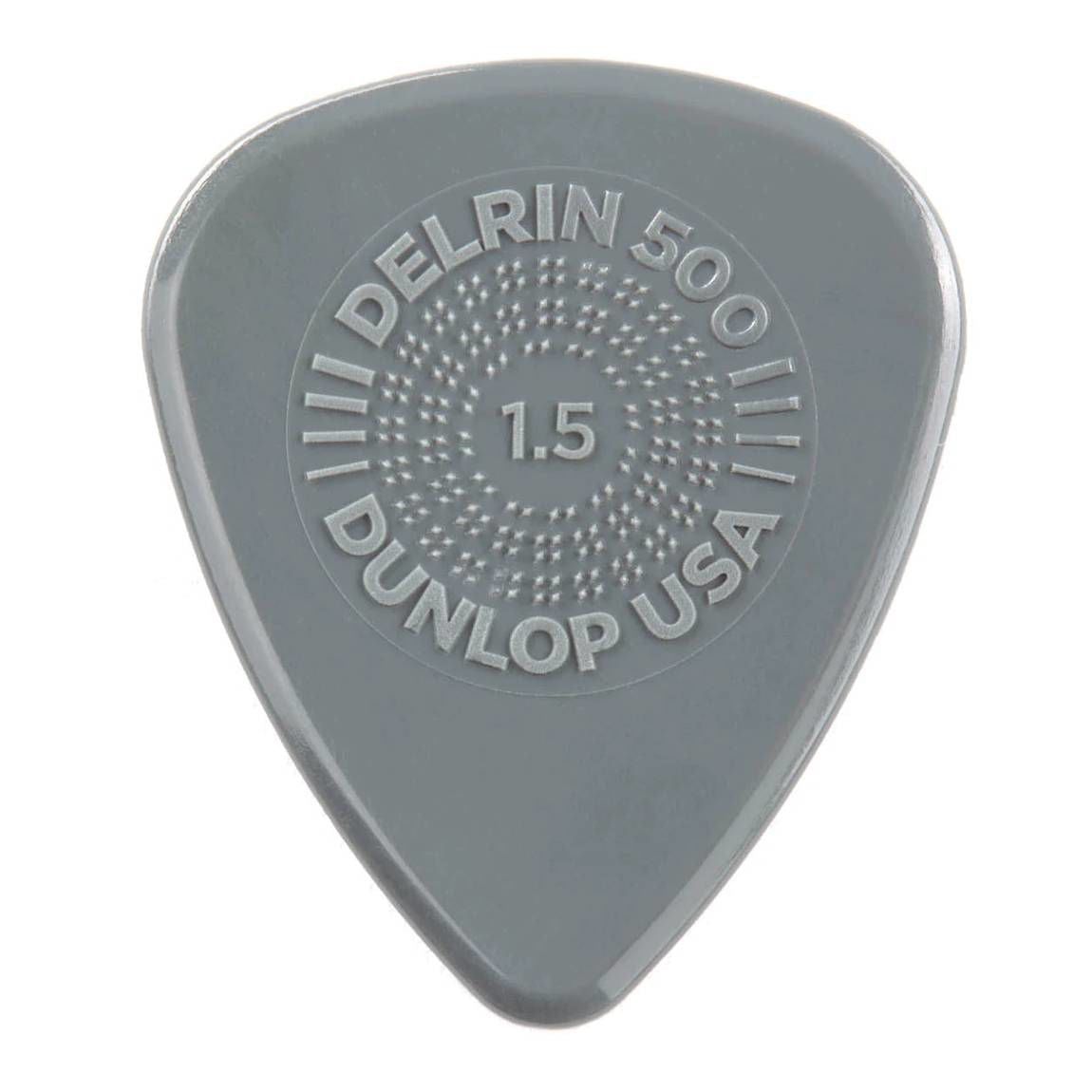 Jim Dunlop Prime Grip Delrin 500 1.5 mm Guitar Pick Player Pack - 12 pack