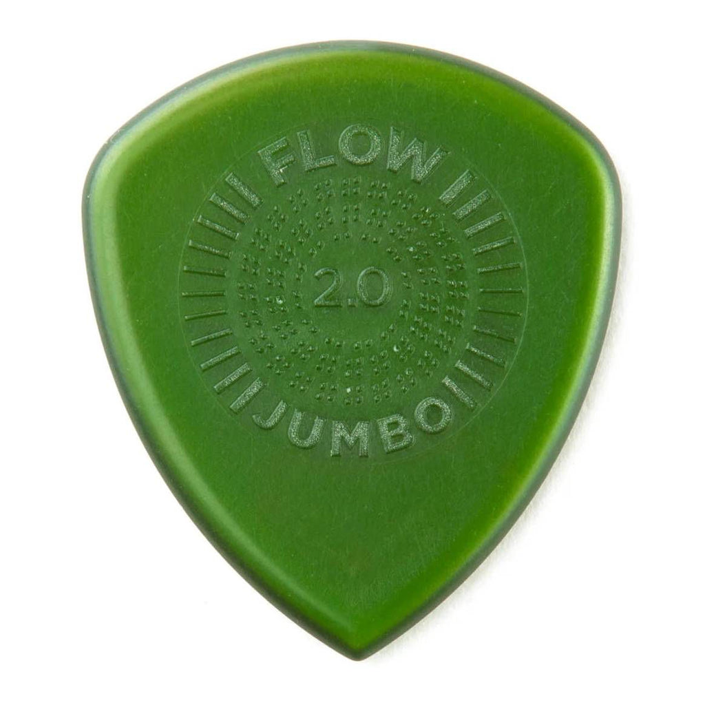 Jim Dunlop Flow Jumbo Grip 2.0 mm Guitar Pick Player Pack - 3 pack