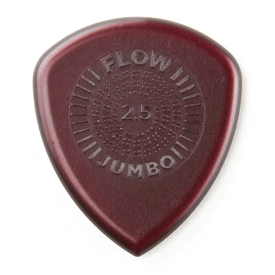 Jim Dunlop Flow Jumbo Grip 2.5 mm Guitar Pick Player Pack - 3 pack