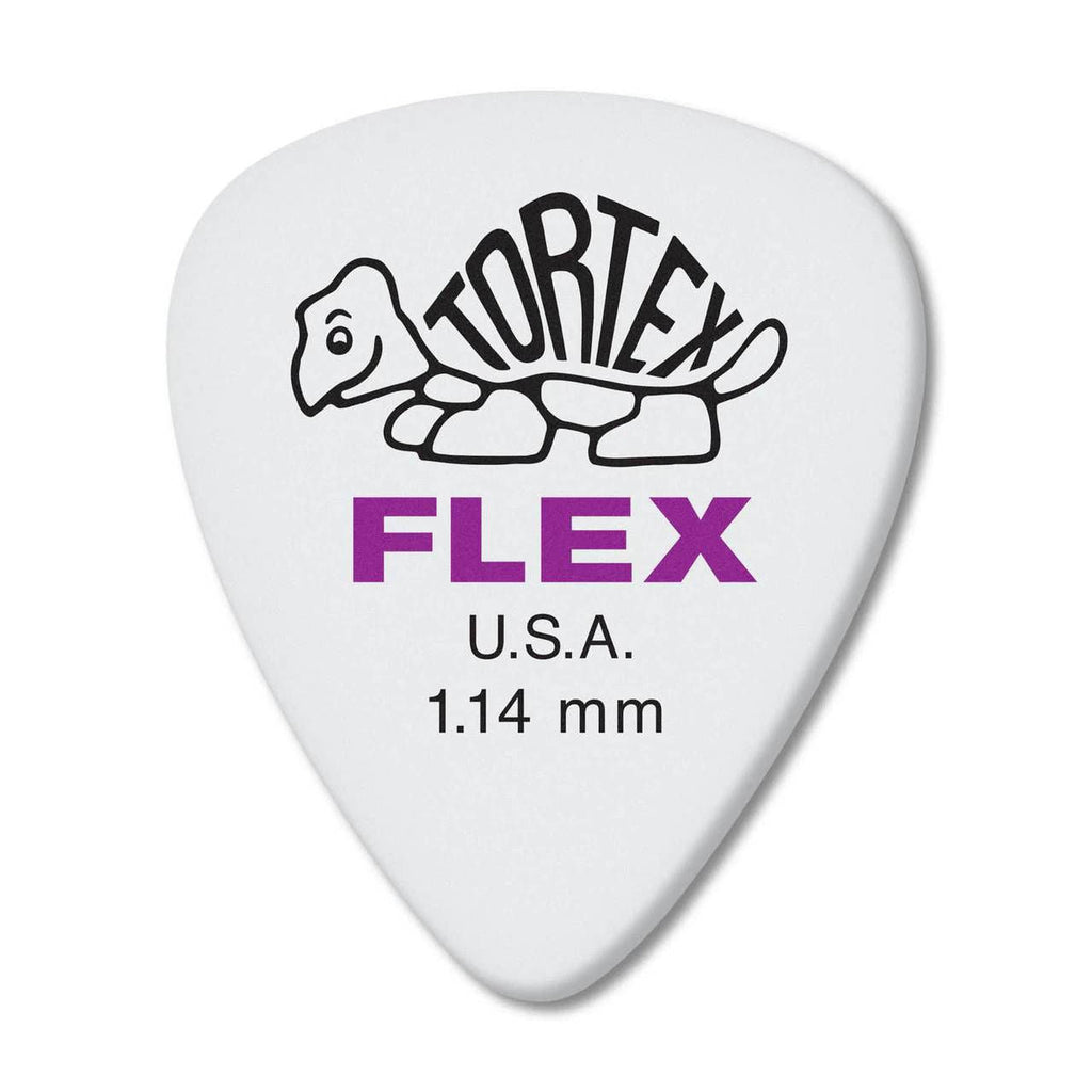 Jim Dunlop JPFLS114 Tortex Flex 1.14mm Players Pack Guitar Pick  (12 in a pack)