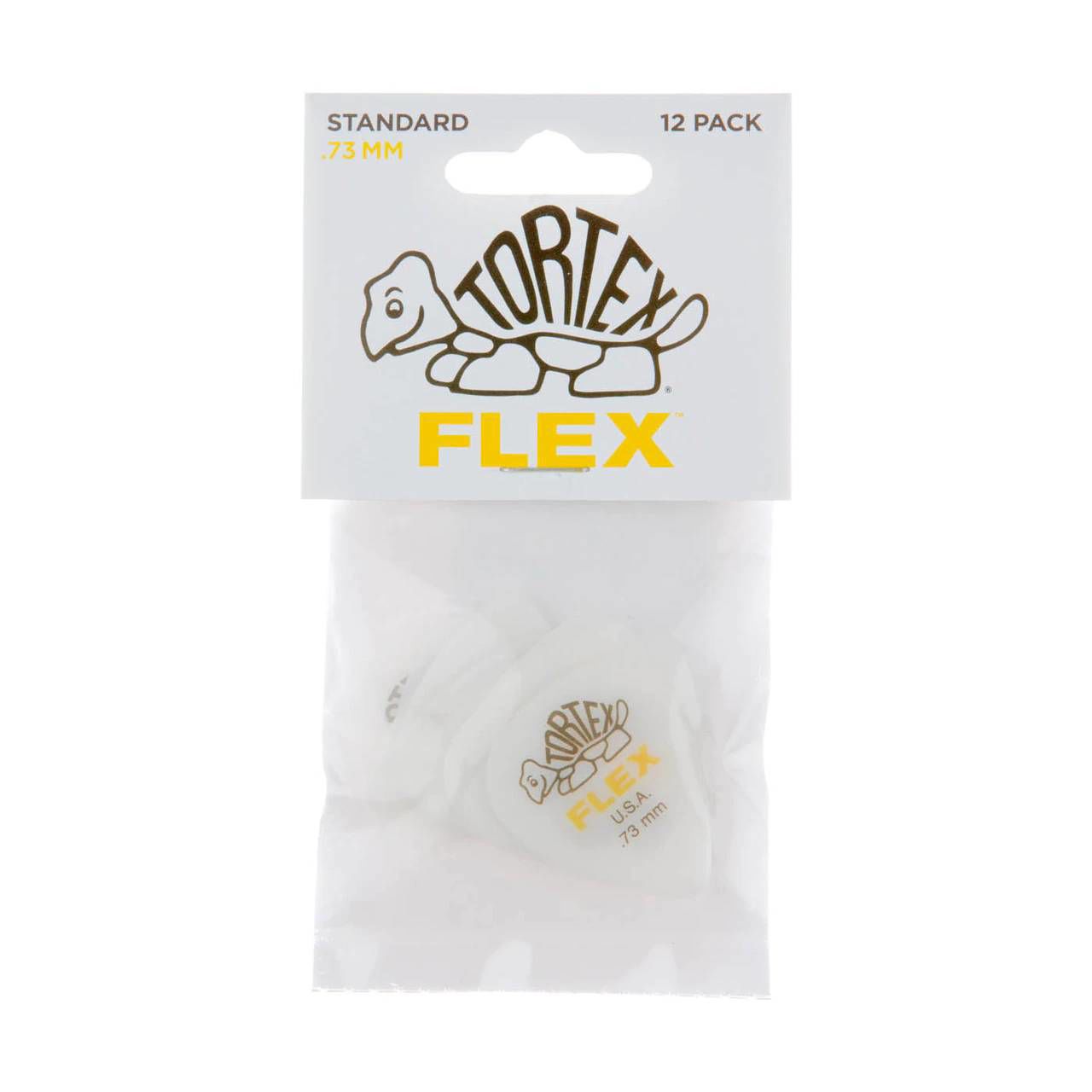 Jim Dunlop JPFLS73 Tortex Flex 73mm Players Pack Guitar Pick (12 in a pack)