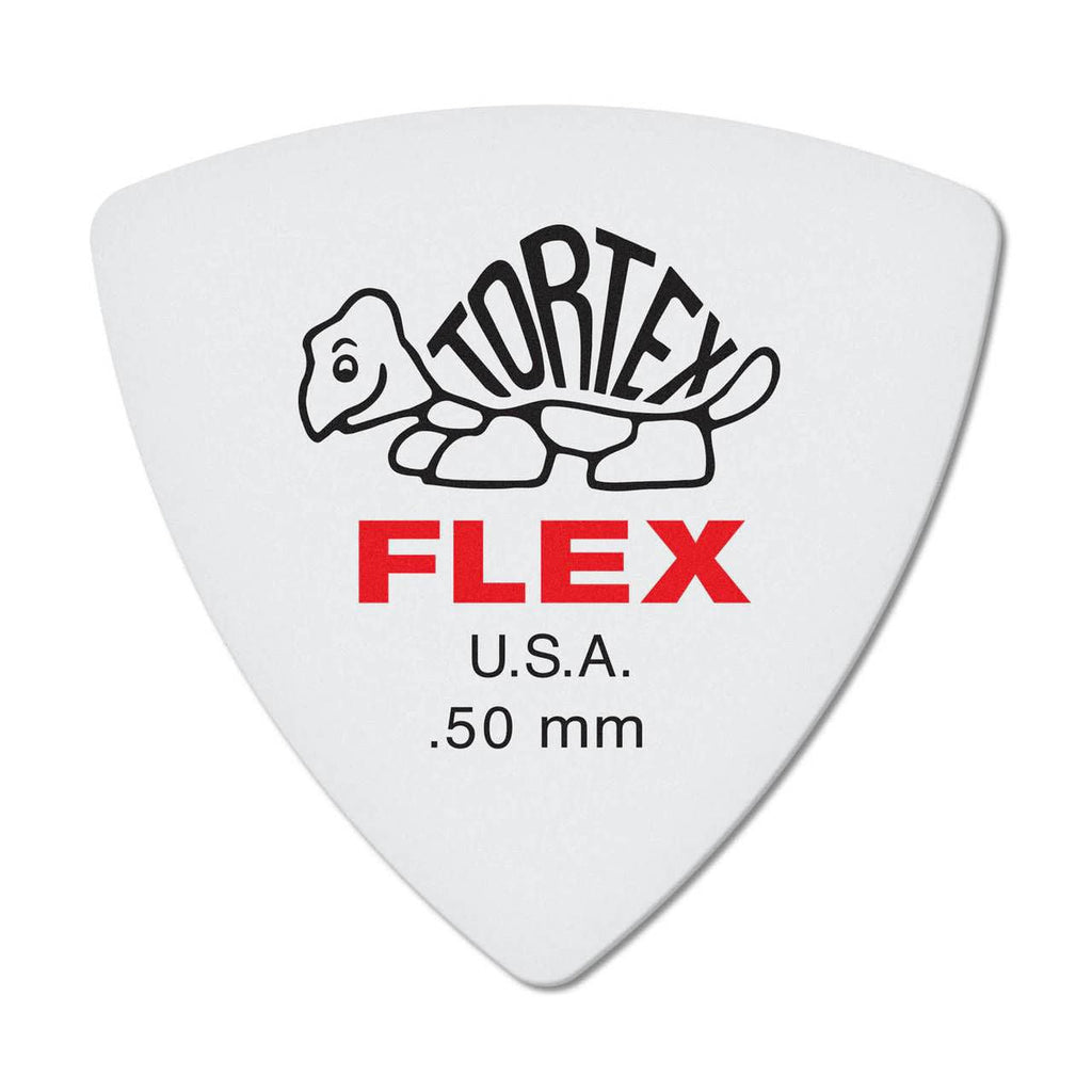 Jim Dunlop .50mm Tortex Flex Triangle Guitar Pick Player Pack (6 in a pack)