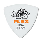 Jim Dunlop .60mm Tortex Flex Triangle Guitar Pick Player Pack (6 in a pack)