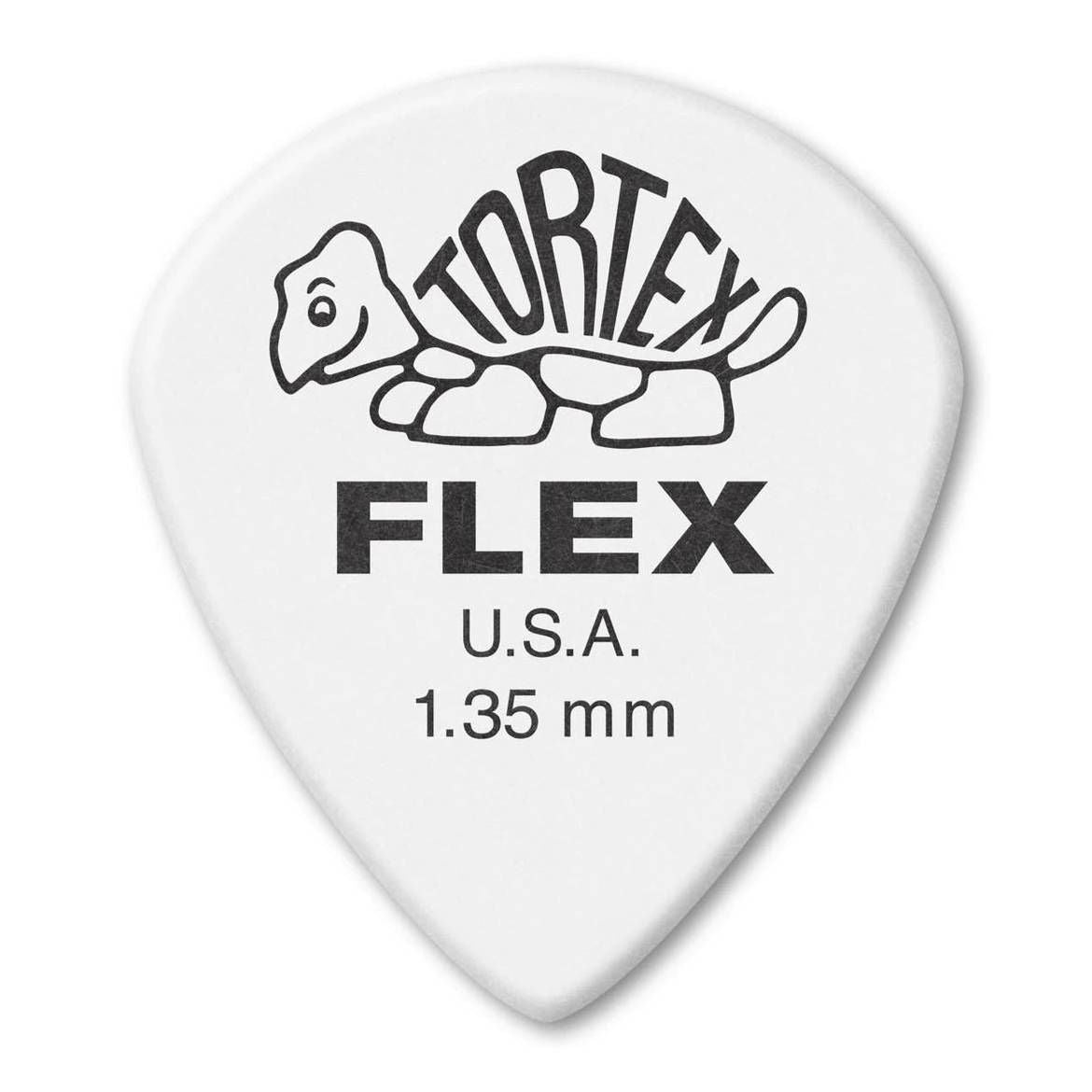 Jim Dunlop Tortex Flex 1.35 Jazz III XL Guitar Pick Player Pack - 12 pack