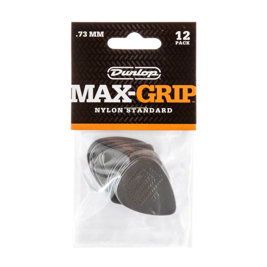 Jim Dunlop JPP107 Nylon Greys Max Grip .73mm Players Pack Guitar Pick (12 in a pack)