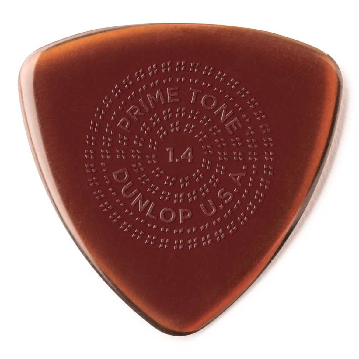Jim Dunlop 1.4 mm Primetone Triagle Grip Players Guitar Pick Player Pack - 3 pack