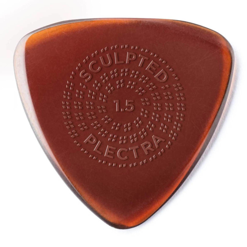 Jim Dunlop 1.50 mm Primetone Small Triangle Grip Guitar Pick Player Pack - 3 pack