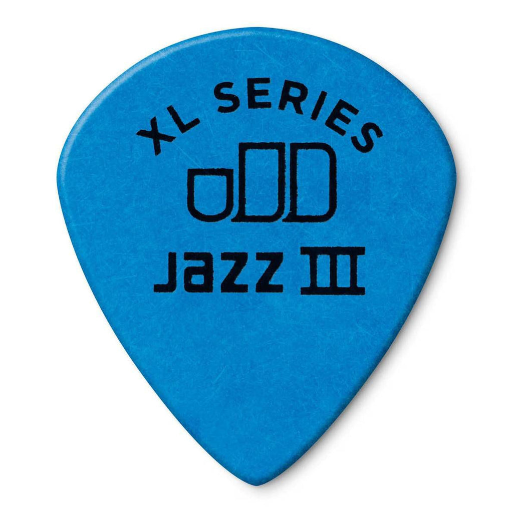 Jim Dunlop 1.0 mm Tortex Jazz 3 XL Guitar Pick Player Pack - 12 pack